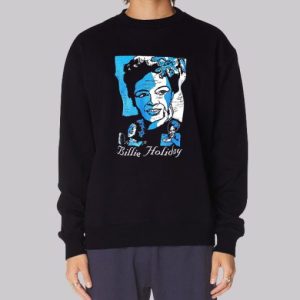 Vintage Singer Billie Holiday Sweatshirt 4
