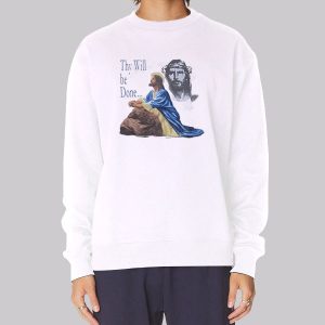 Vintage Thy Will Be Done Jesus Sweatshirt