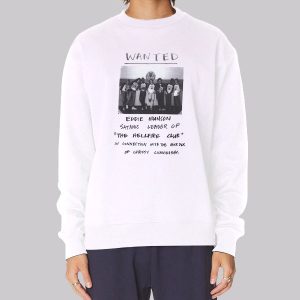 Vintage Wanted Eddie Munson Sweatshirt