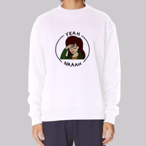 Vintage Yeah Naah Cartoon Daria Sweatshirt 4