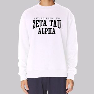 Vintage Zeta Tau Alpha Merch 1898 Sweatshirt