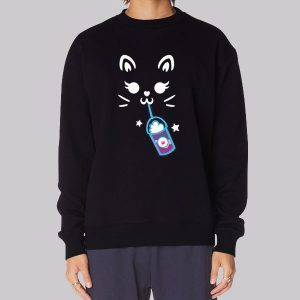 Vixella Merch Cat Frappuccino Sweatshirt Vixella Merch Cat Frappuccino Sweatshirt