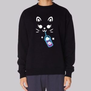 Vixella Merch Cat Frappuccino Sweatshirt 3 Vixella Merch Cat Frappuccino Sweatshirt 4