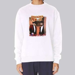 Vtg Album Borderline Brooks and Dunn Sweatshirt 4