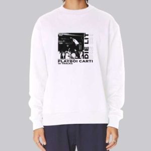 Vtg Album Playboi Carti Die Lit Sweatshirt 4