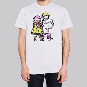 Vtg Funny Religion Is Poison Sweatshirt 3