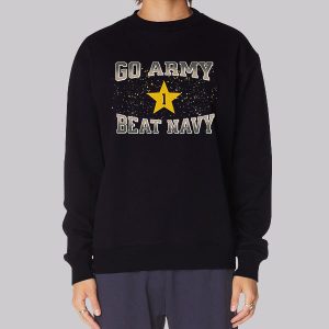 Vtg Star Go Army Beat Navy Sweatshirt Vtg Star Go Army Beat Navy Sweatshirt
