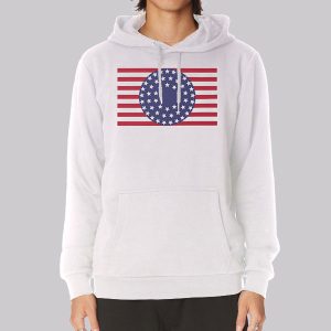 Vtg Universe Watchmen American Flag Sweatshirt