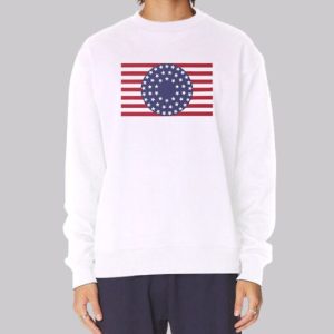 Vtg Universe Watchmen American Flag Sweatshirt 4