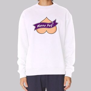 Wanna Peach the Peg Sweatshirt
