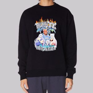 White Live Matters Kanye West Anime Sweatshirt White Live Matters Kanye West Anime Sweatshirt