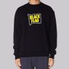 Yellow Text Black Flag Sweatshirt
