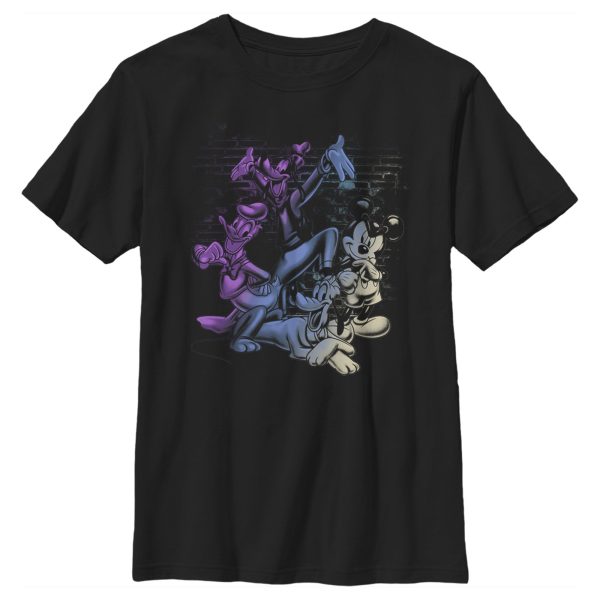 Boy’s Mickey & Friends Mickey & Friends Ombre Group T-Shirt