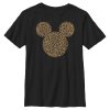 Boy’s Mickey & Friends Mickey Mouse Cheetah Print Silhouette T-Shirt