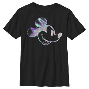 Boy’s Mickey & Friends Mickey Mouse Metallic T-Shirt