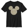 Boy’s Mickey & Friends Mickey Mouse Plaid Silhouette T-Shirt