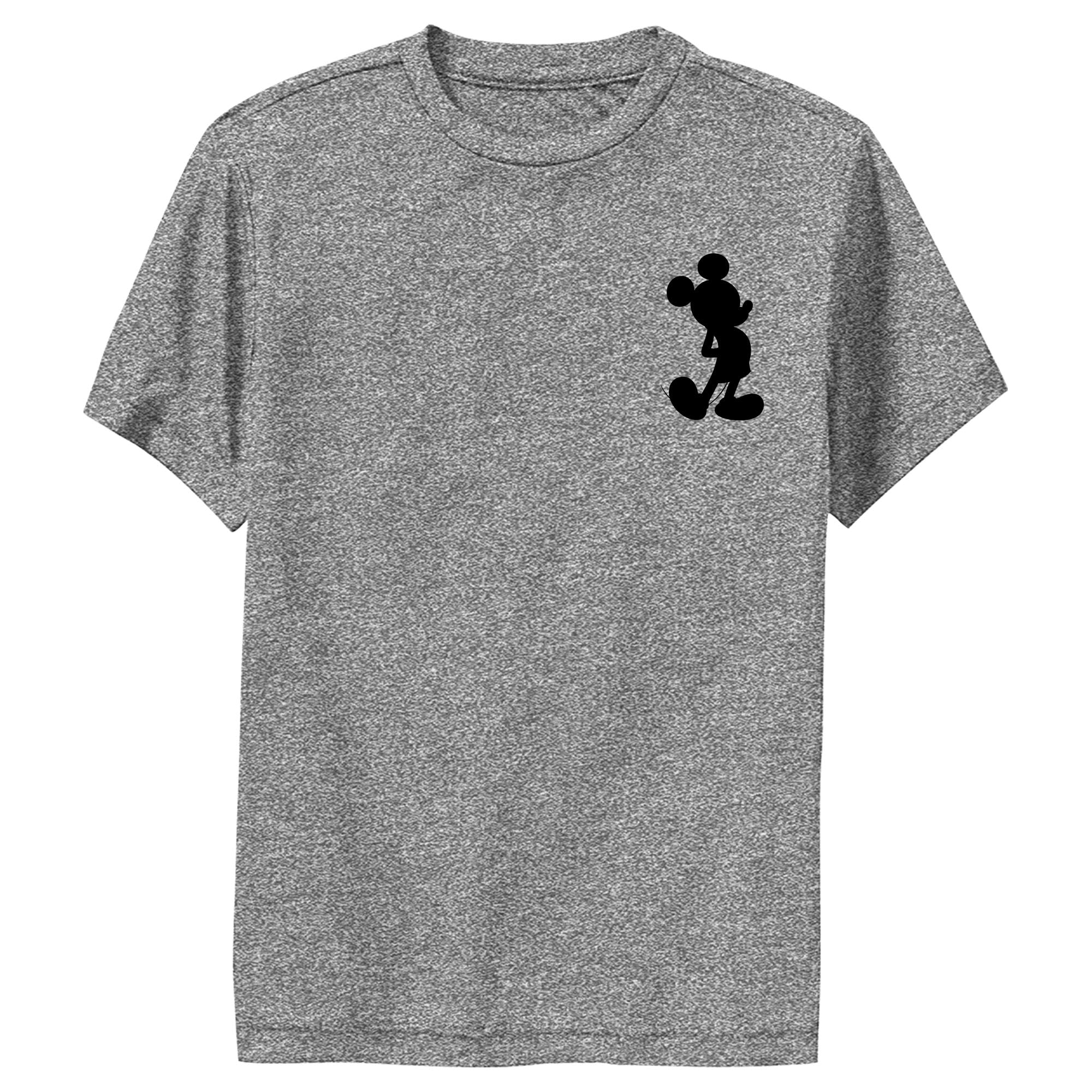 Boy's Mickey & Friends Mickey Mouse Pocket Silhouette Performance Tee Boy's Mickey & Friends Mickey Mouse Pocket Silhouette Performance Tee