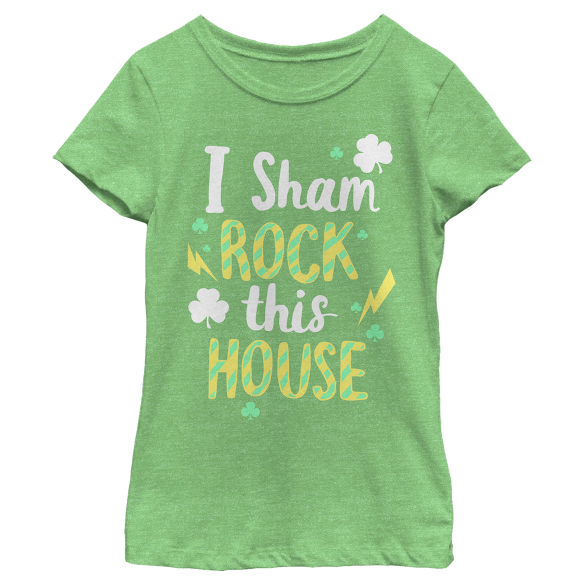 Girl's Lost Gods St. Patrick's Day I Sham Rock This House T-Shirt 6826634248332 Girl's Lost Gods St. Patrick's Day I Sham Rock This House T-Shirt 6826634248332