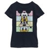Girl’s Mickey & Friends Distressed Group Cropped Portraits T-Shirt 7165523067020