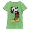 Girl’s Mickey & Friends Mickey Going Plaid For Christmas T-Shirt 6817101414540