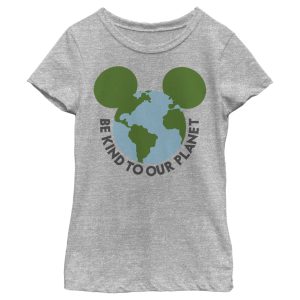 Girl’s Mickey & Friends Mickey Mouse Be Kind to Our Planet T-Shirt 6765090144396