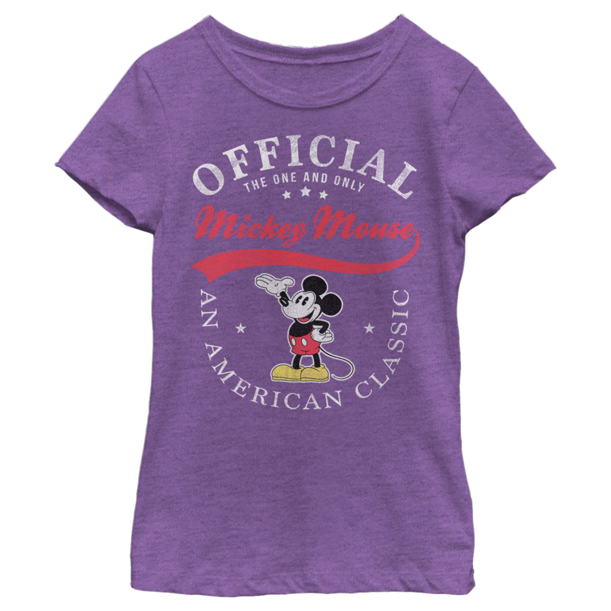 Girl's Mickey & Friends Mickey Mouse Official One & Only T-Shirt 6765121962124 Girl's Mickey & Friends Mickey Mouse Official One & Only T-Shirt 6765121962124