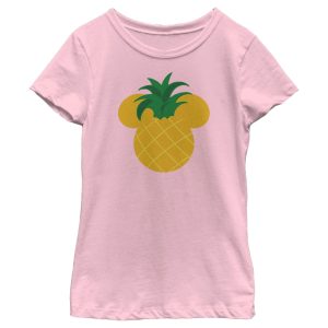 Girl’s Mickey & Friends Mickey Mouse Pineapple Silhouette T-Shirt 6765084442764