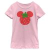 Girl’s Mickey & Friends Mickey Mouse Strawberry Silhouette T-Shirt 6765085819020
