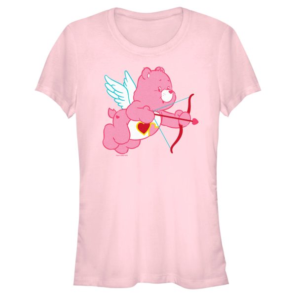 Junior’s Care Bears Valentine’s Day Love-a-Lot Bear Cupid T-Shirt 7219457425548