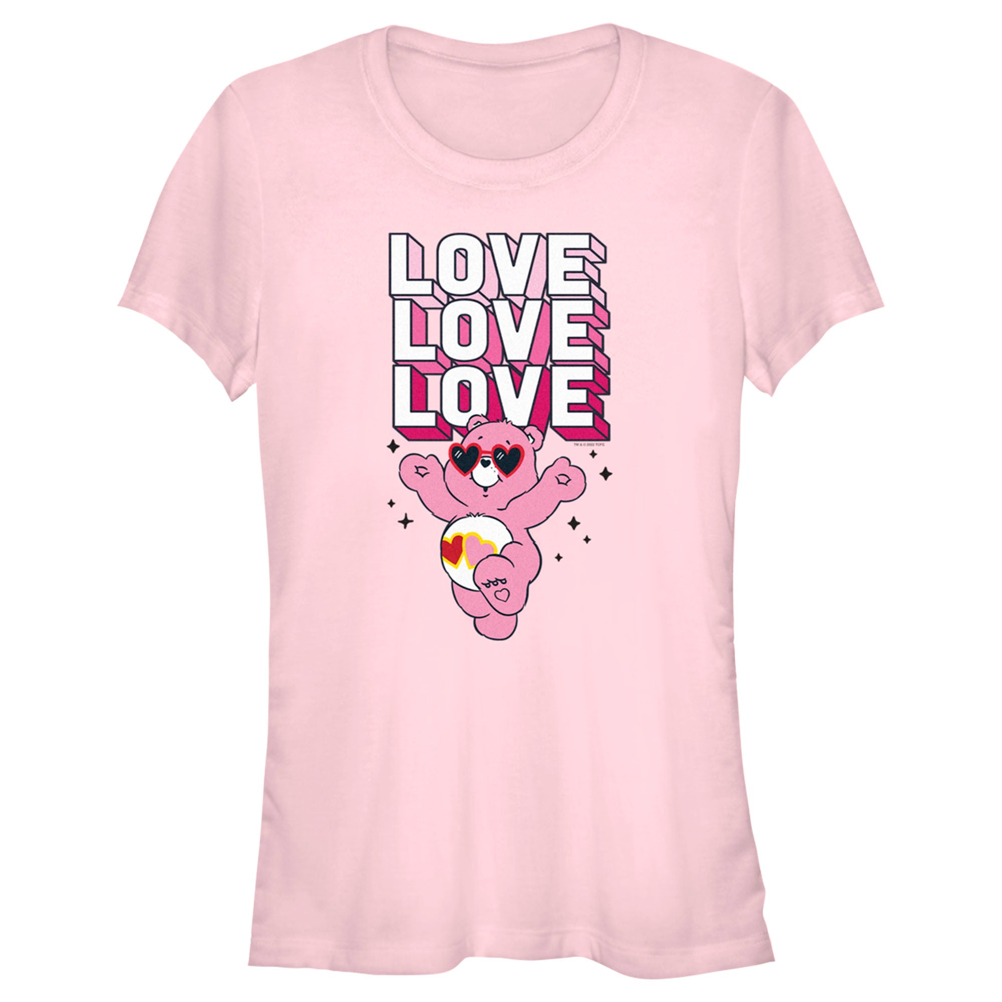 Junior's Care Bears Valentine's Day Love-a-lot Bear Love Sunglasses T-Shirt 7219457851532 Junior's Care Bears Valentine's Day Love-a-lot Bear Love Sunglasses T-Shirt 7219457851532