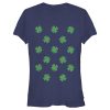 Junior’s Lost Gods St. Patrick’s Day Four-Leaf Clover Print T-Shirt 6826633134220