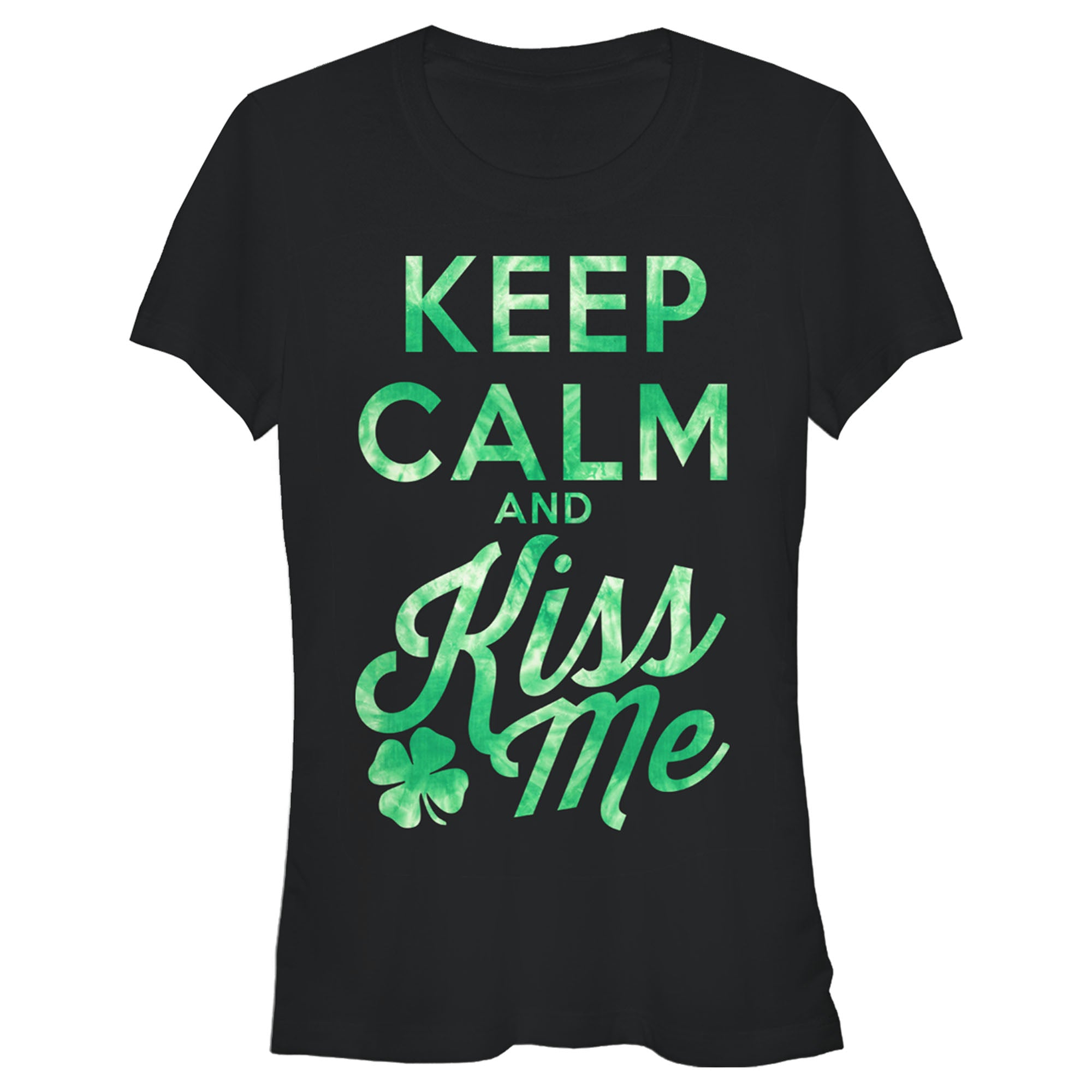 Junior's Lost Gods St. Patrick's Day Keep Calm and Kiss Me T-Shirt 6826637262988 Junior's Lost Gods St. Patrick's Day Keep Calm and Kiss Me T-Shirt 6826637262988