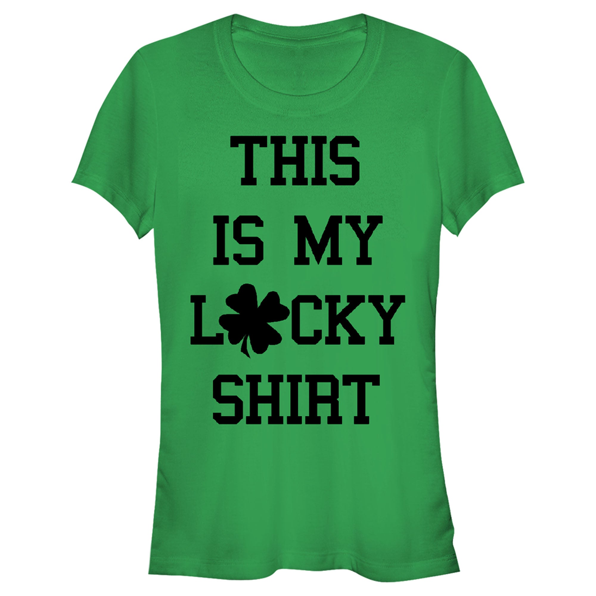 Junior's Lost Gods St. Patrick's Day This is my Lucky Shirt T-Shirt 6826635395212 Junior's Lost Gods St. Patrick's Day This is my Lucky Shirt T-Shirt 6826635395212