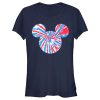Junior’s Mickey & Friends Fourth of July Tie-Dye Mickey Logo T-Shirt 6886023004300