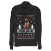 Junior’s Nintendo Mario Ugly Christmas Sweater Cowl Neck Sweatshirt 6766939766924
