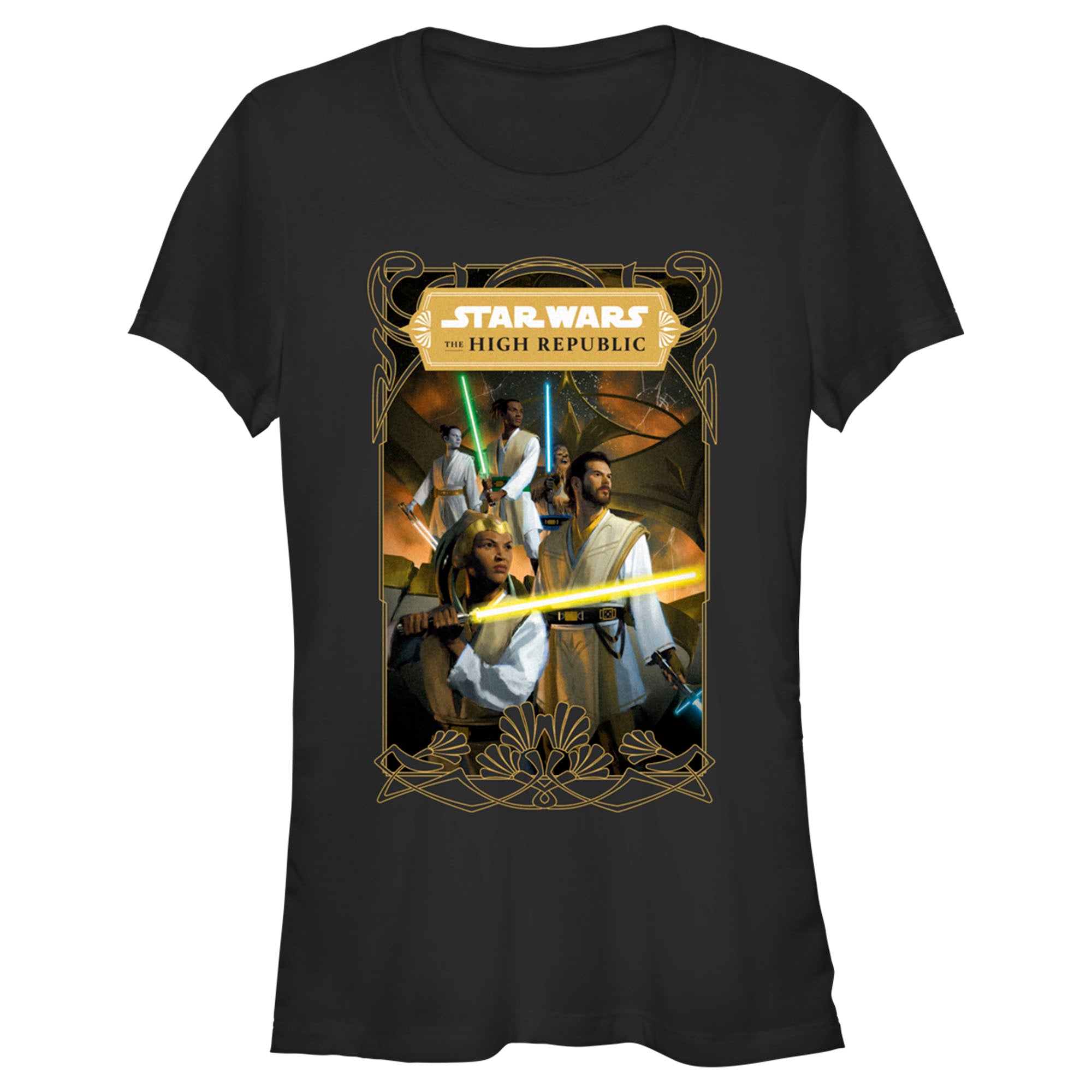 Junior's Star Wars The High Republic The Fallen Star Cover T-Shirt 6783119360140 Junior's Star Wars The High Republic The Fallen Star Cover T-Shirt 6783119360140