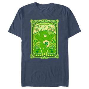 Men’s Care Bears St. Patrick’s Day Good Luck Bear Shamrocker Poster T-Shirt 7205504974988