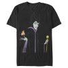 Men’s Disney Princesses Sleeping Beauty Maleficent Staff and Aurora Flame T-Shirt 4848613097612