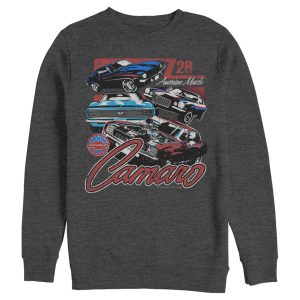 Men’s General Motors Camaro Z28 American Muscle Defined Distressed Sweatshirt 6887997997196
