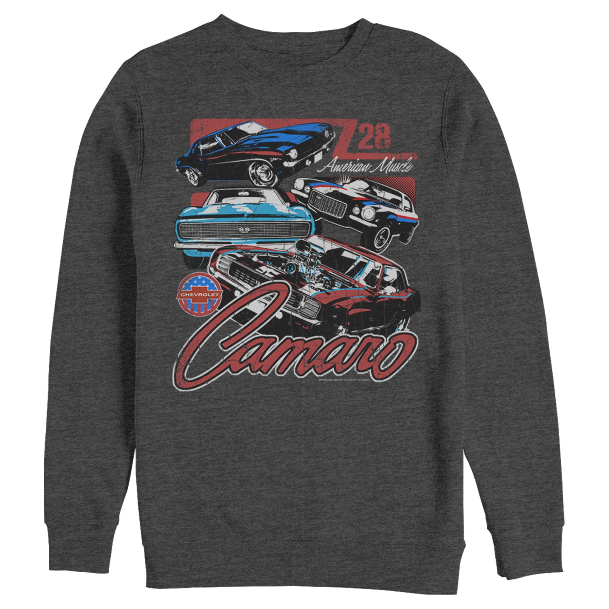 Men's General Motors Camaro Z28 American Muscle Defined Distressed Sweatshirt 6887997997196 Men's General Motors Camaro Z28 American Muscle Defined Distressed Sweatshirt 6887997997196