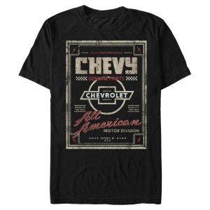 Men’s General Motors Genuine Chevy Parts Made In America, All American T-Shirt 6887998357644
