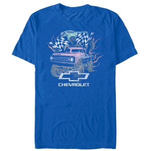 Men’s General Motors Pastel Chevrolet Trucks Distressed T-Shirt 6887998259340