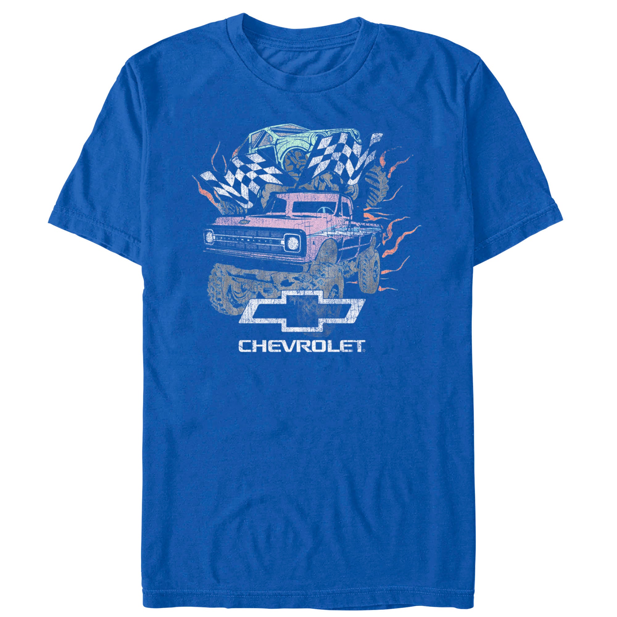 Men's General Motors Pastel Chevrolet Trucks Distressed T-Shirt 6887998259340 Men's General Motors Pastel Chevrolet Trucks Distressed T-Shirt 6887998259340