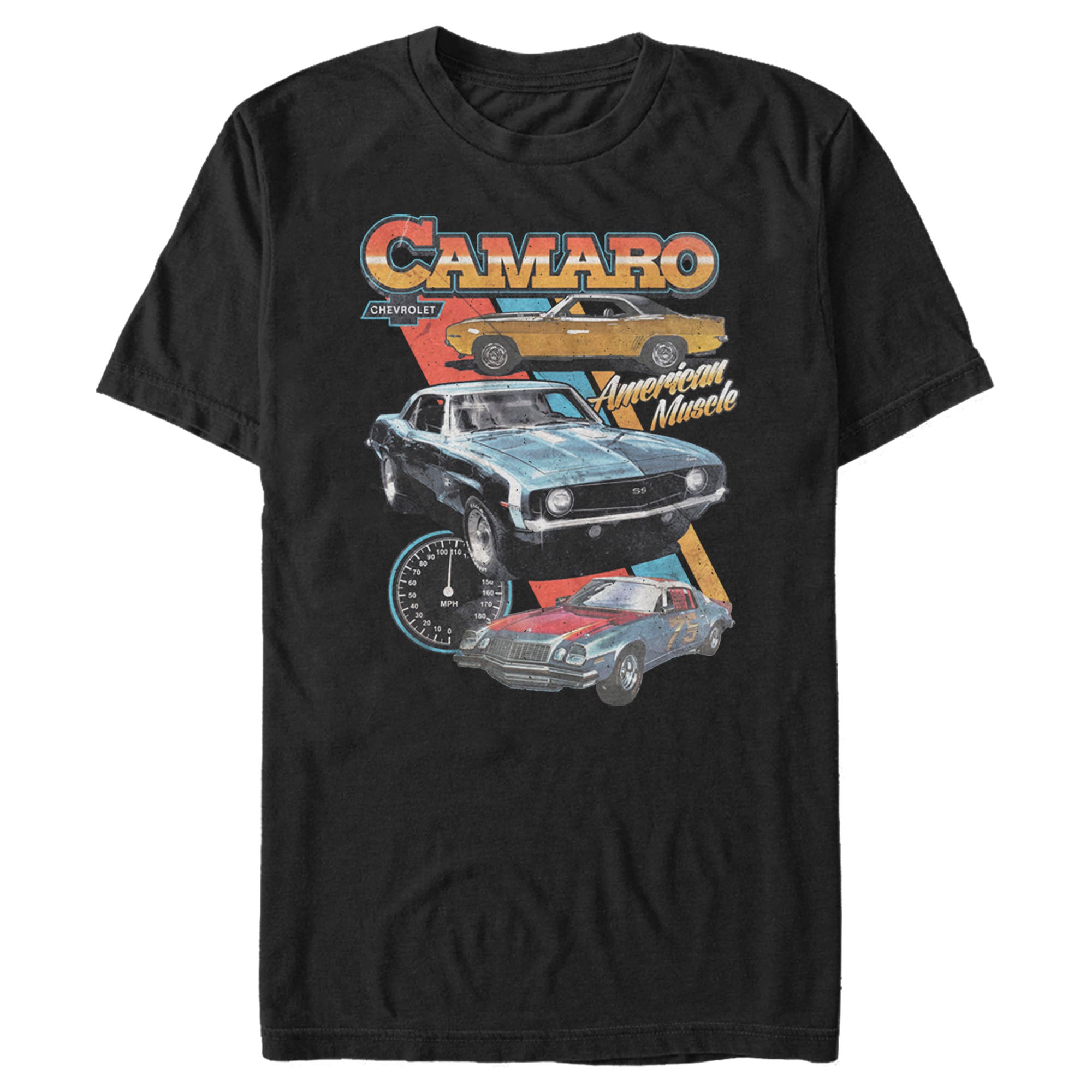 Men's General Motors Retro Chevrolet Camaros, American Muscle T-Shirt 6887998521484 Men's General Motors Retro Chevrolet Camaros, American Muscle T-Shirt 6887998521484