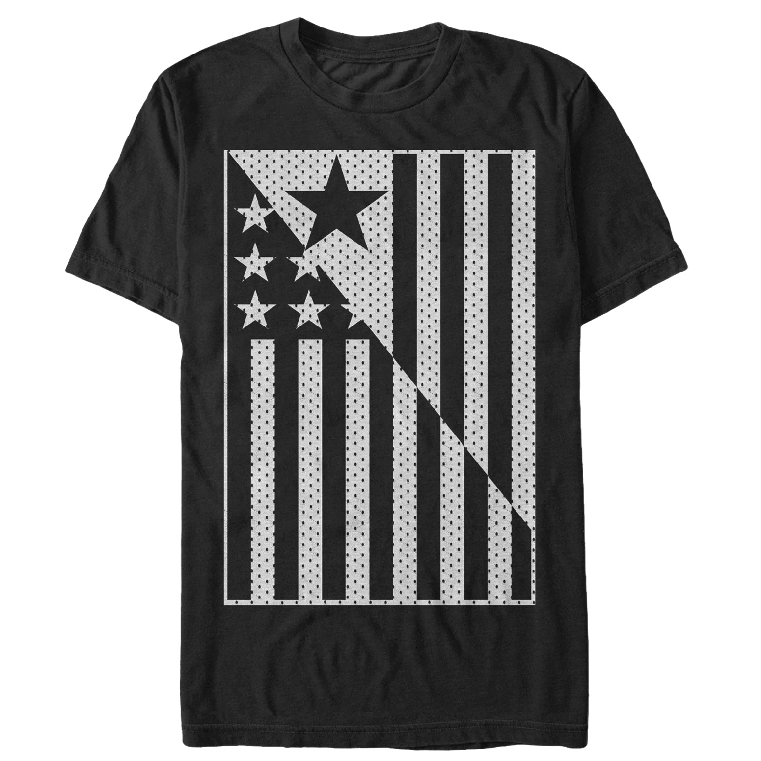 Men's Lost Gods American Flag Jersey Print T-Shirt Men's Lost Gods American Flag Jersey Print T-Shirt