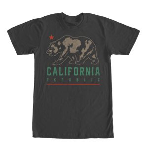 Men’s Lost Gods California Republic Bear Shadow T-Shirt