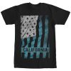 Men’s Lost Gods California Waving USA Flag T-Shirt