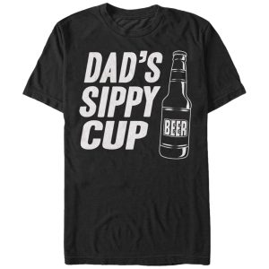 Men’s Lost Gods Dad’s Sippy Cup Beer T-Shirt