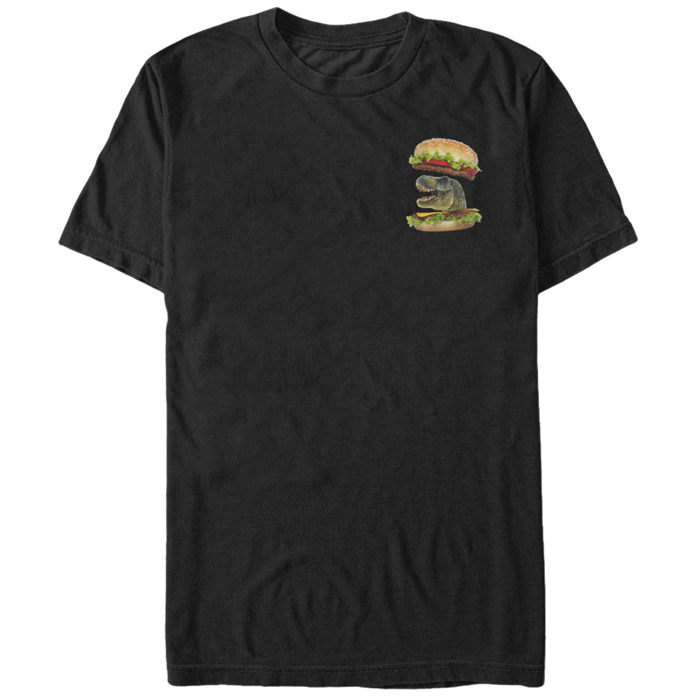 Men's Lost Gods Dinosaur Cheeseburger T-Shirt Men's Lost Gods Dinosaur Cheeseburger T-Shirt