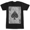 Men’s Lost Gods Distressed Ace of Spades T-Shirt
